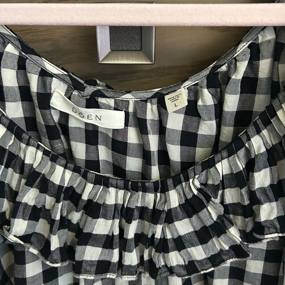 Doen Black Graham Samara top Large - Picture 3 of 4